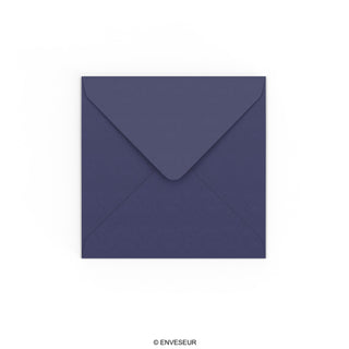 Dark Blue Gummed V-Flap Envelope (130 x 130mm)