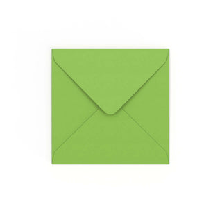 Mid Green Gummed V-Flap Envelope (130 x 130mm)