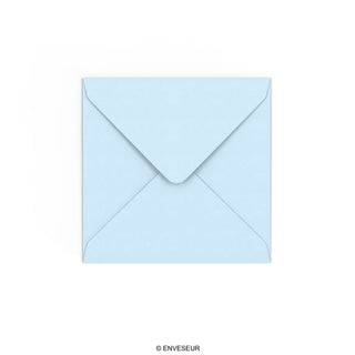 Pale Blue Gummed V-Flap Envelope (130 x 130mm)