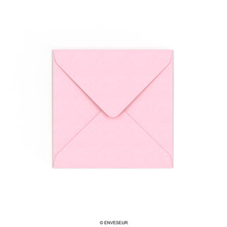 Pale Pink Gummed V-Flap Envelope (130 x 130mm)