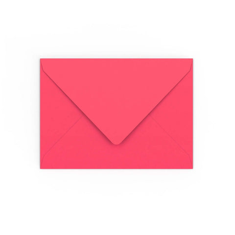 Bright Pink Gummed V-Flap Envelope (133 x 184mm)