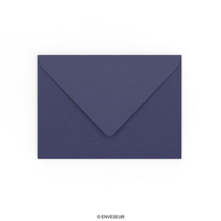 Dark Blue Gummed V-Flap Envelope (133 x 184mm)