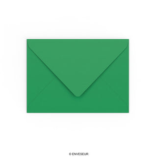 Dark Green Gummed V-Flap Envelope (133 x 184mm)
