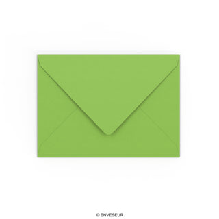Mid Green Gummed V-Flap Envelope (133 x 184mm)
