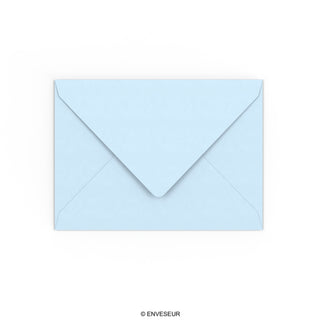 Pale Blue Gummed V-Flap Envelope (133 x 184mm)