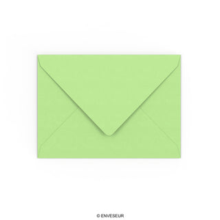 Pale Green Gummed V-Flap Envelope (133 x 184mm)