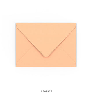 Salmon Pink Gummed V-Flap Envelope (133 x 184mm)