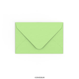 pale green envelope 65x94 mm