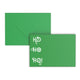 Christmas Envelopes HO HO HO Dark Green 162 x 229 mm (C5) Gummed