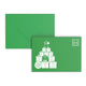 Christmas Santa Clause Envelopes Dark Green 162 x 229 mm (C5)