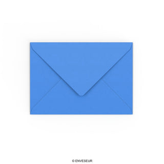 C6 Bright Blue Gummed V-Flap Envelope (114 x 162mm)