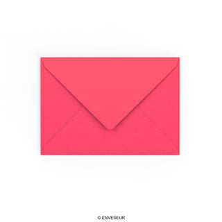 C6 Bright Pink Gummed V-Flap Envelope (114 x 162mm)