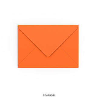 C6 Orange Gummed V-Flap Envelope (114 x 162mm)