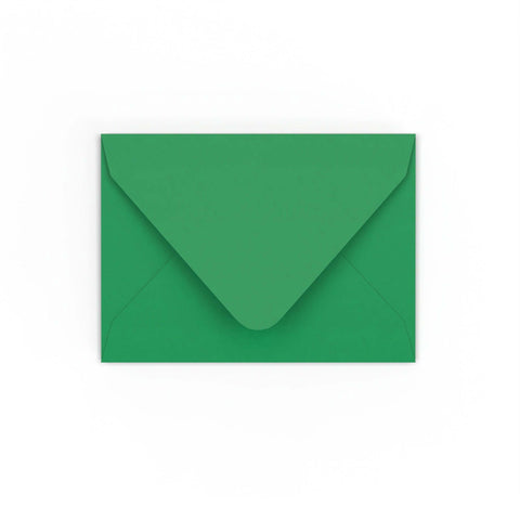 C7 Dark Green Gummed V-Flap Envelope (82 x 113mm)