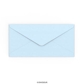 DL Pale Blue Gummed V-Flap Envelope (110 x 220mm)