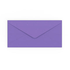 DL Purple Gummed V-Flap Envelope (110 x 220mm)