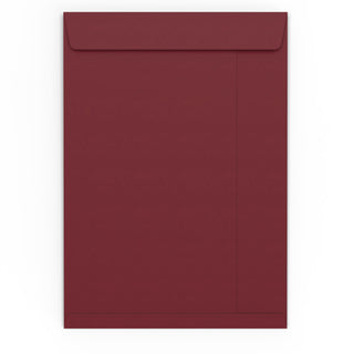 Burgundy envelopes Burgundy 324 x 229 mm (C4) Peel and Seal