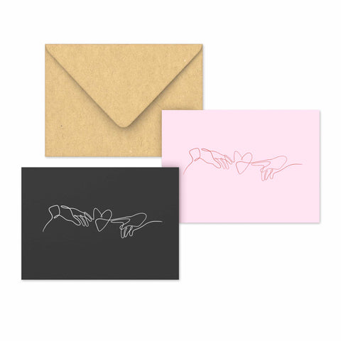 Valentine's Coloured Envelope (Live Love Design)