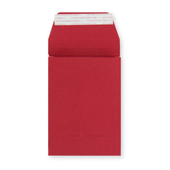 C6 Dark Red Peel & Seal Gusset Envelope (114 x 162 x 25mm)