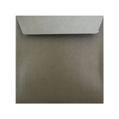 Pearlescent Envelopes Taupe Brown 155 x 155 mm Peel and Seal