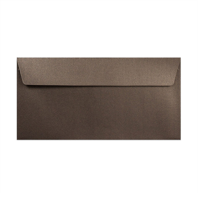 Pearlescent Envelopes Bronze 110 x 220 mm (DL) Peel and Seal