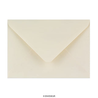 Ivory Wove Gummed V-Flap Greeting Card Envelope (125 x 175mm)