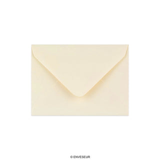 C7 Ivory Wove Gummed V-Flap Greetings Envelope (82 x 113mm)