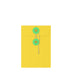 Coloured envelopes with string and washer closure Yellow + Green 162 x 114 mm (C6)