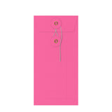 Coloured envelopes with string and washer closure