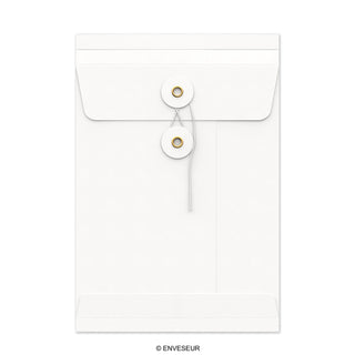 String and washer gusset envelopes
