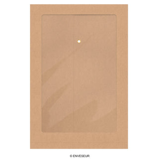 String and washer gusset full window envelopes