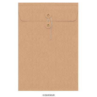 String and washer gusset envelopes